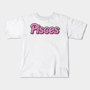 retro barbie pisces Kids T-Shirt